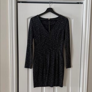Dynamite Charcoal Long Sleeve Dress